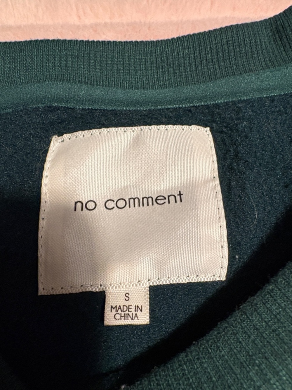New York Graphic Crewneck Sweatshirt in Forest Green - Picture 3 of 4